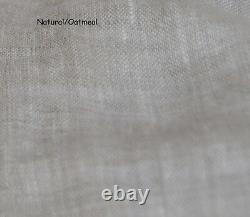 100% LINEN DUVET COVER &/or PILLOW SHAMS COVER SET WITH WOODEN BUTTONS GIFT