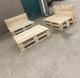 2 Handmade Natural Wood Pallet Chairs And 1 Table Garden Furniture