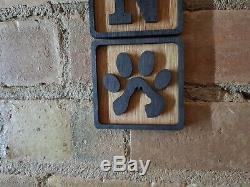 3D Tiles Scrabble Wooden Letter Wall Art Plywood Finished Oil Decor Teen's 14cm