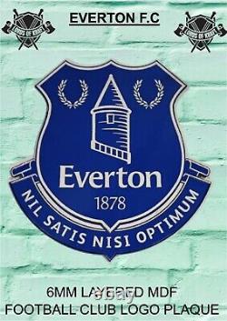 3d X-large Wooden Everton Shield Plaque