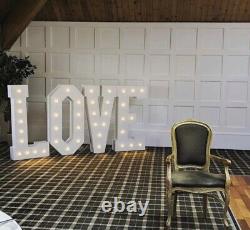 4ft LED LOVE letters for Sale. Wooden make. All Occasions. Hand make