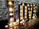4ft Rustic Wooden wedding LOVE letters with LED lights