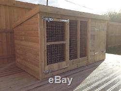 8 x 4 Dog Kennel And Run 4'4 Tall DIY Self Assembly
