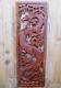 AMAZING CARVED WOODEN WALL ART PLAQUE DRAGON SIZE 100 cm x 35 cm