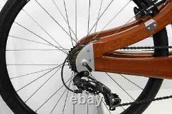 A unique hand-made wooden bike / mahogany bicycle Fahrrad aus Holz / Mahagony