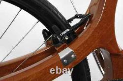 A unique hand-made wooden bike / mahogany bicycle Fahrrad aus Holz / Mahagony