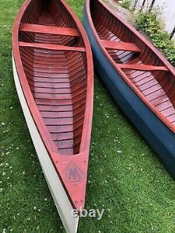 Beautiful Hand-built Weston Wooden Canoe (uk Made) Bespoke Rare Boat