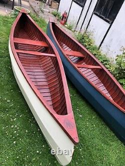 Beautiful Hand-built Weston Wooden Canoe (uk Made) Bespoke Rare Boat