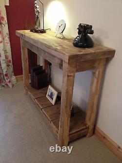 Bespoke Handmade Rustic Farmhouse Style Wooden Bookcase