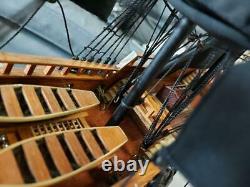 Black Pearl Caribbean Pirate Tall Ship Wooden Model 24 Fully Assembled New