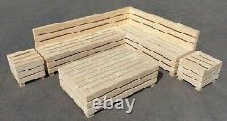 Brand New Bespoke Wood Pallet Timber Garden Furniture
