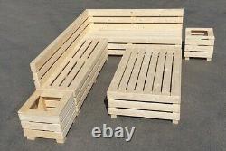 Brand New Wood Pallet Timber Garden Furniture