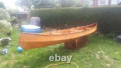 Canadian Canoe Kayak Wooden Large Handmade Boat Dinghy