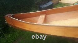 Canadian Canoe Kayak Wooden Large Handmade Boat Dinghy