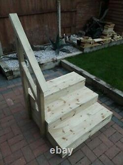 Caravan / Mobile Home wooden steps Handmade ££ message for discount ££