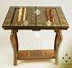 Chess Table 4 in1 Handmade Decorative Wooden Chess Backgammon Poker and Checkers