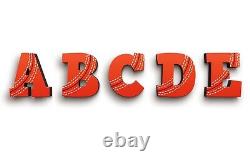 Cricket Sports Wooden Letters for Kids Names on Bedroom Doors, Walls or Nursery