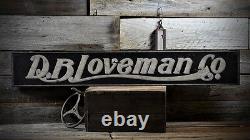 Custom Business Name Logo Sign Rustic Hand Made Vintage Wooden