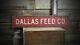 Custom Feed Company Farm Sign Rustic Hand Made Vintage Wooden