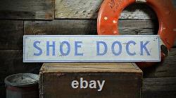 Custom Lake Beach House Dock Sign Rustic Hand Made Vintage Wooden