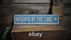 Custom Lake House Star Sign Rustic Hand Made Vintage Wooden Sign