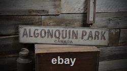 Custom Park & Country Sign -Primitive Rustic Hand Made Vintage Wooden