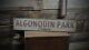 Custom Park & Country Sign -Primitive Rustic Hand Made Vintage Wooden