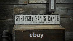 Custom Ranch No Heels Allowed Sign Rustic Hand Made Vintage Wooden