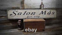 Custom Salon or Beauty Shop Sign Rustic Hand Made Vintage Wooden