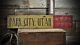Custom Ski lodge City, State Lat / Long Sign -Rustic Hand Made Wooden
