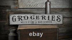 Custom Store & Gas Station Sign Rustic Hand Made Vintage Wooden