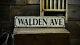 Custom Street Wood Sign Rustic Hand Made Distressed Wooden