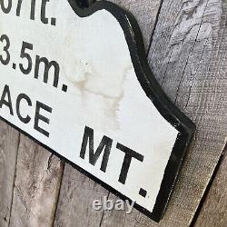 Custom Whiteface Mountain Sign Rustic Hand Made Vintage Wooden 32