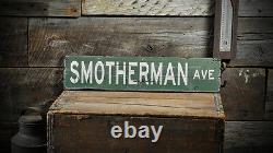 Custom Wooden Street Sign Rustic Hand Made Distressed Wood