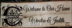 Custom Wooden Welcome Signs