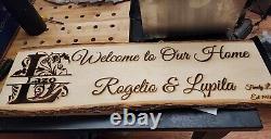 Custom Wooden Welcome Signs
