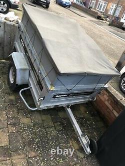 Daxara 147 Lightweight Tipping Trailer, With Cover And Handmade Wooden Barrier
