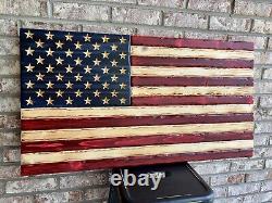 Distressed American Flag, Rustic American Flag, Betsy Ross, Wooden Flag