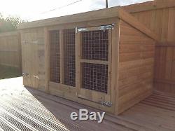 Dog Kennel And Run 4'4 Tall Price From £295