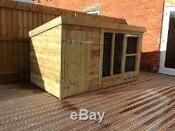 Dog Kennel And Run 4'4 Tall Price From £295