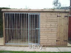 Dog Kennel & Run With Galvanised Run Panel From £515