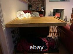 Dog crate cover Wooden Top