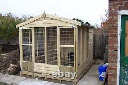 Double Dog Kennel and Run. Apex Roof. From £790
