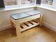 Double Handmade Wooden Sand And Water Or Mud Sensory Play Table. Garden Sandpit