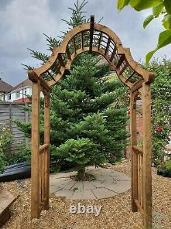 Elegant wooden Victorian Arch Hand Made. A beautiful gateway to your garden