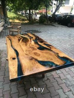 Epoxy Walnut Wooden Table (180x90x5cm) Rustic/Industrial Dinner/Coffee