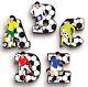 Football and Soccer Sports Wooden Letters for Kids Names on Bedroom Doors & Wall