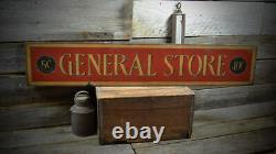 General Store 5 & 10 Cent Wood Sign Rustic Hand Made Vintage Wooden Sign