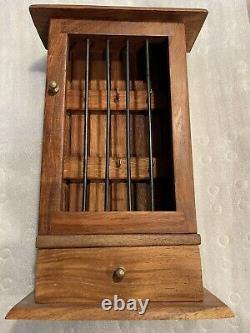 HANDMADE ANTIQUE Wooden Key Holder Box / Wooden Key Cabinet CHRISTMAS