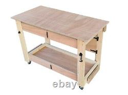 Habilis Work Bench Wooden Portable Handmade Workmate Eucalyptus 18mm Ply Top